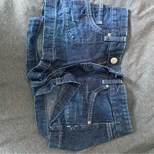 Mossimo Supply Co. Dark Blue Denim Jean Shorts